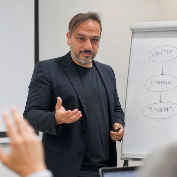 Sessione di formazione AI per imprenditori e professionisti